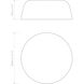 Taiko 3 Light 15.75 inch Matte Black Interior Ceiling Light