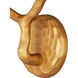 Mathilda 2 Light 15 inch Matte Gold Wall Sconce Wall Light, Right, Marjorie Skouras Collection