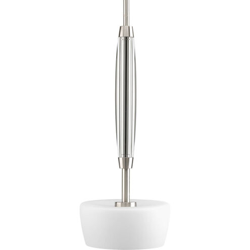 Divot 1 Light 7 inch Brushed Nickel Mini-Pendant Ceiling Light