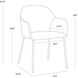 Hensley Dark Teal Dining Armchair
