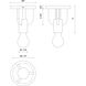 Alora Mood Claire 1 Light 4.25 inch Matte Black Semi Flush Mount Ceiling Light