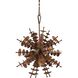 Sigma 4 Light 28 inch Autumn Brass Chandelier Ceiling Light