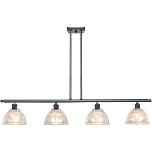 Ballston Arietta 4 Light 48 inch Matte Black Island Light Ceiling Light, Ballston