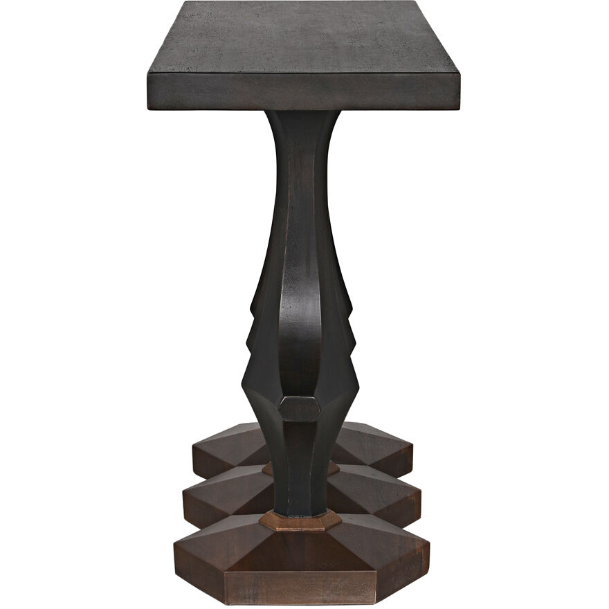 Sydor 50 X 16 inch Ebony Walnut and Dark Walnut Console