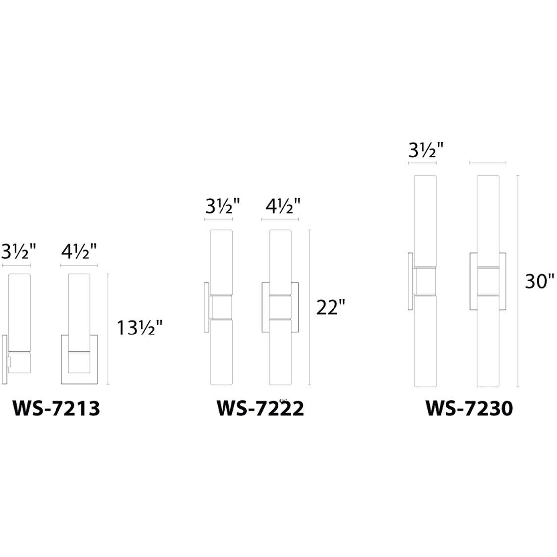 Elementum LED 30 inch Chrome Bath Vanity & Wall Light in 3500K, dweLED