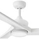 Sculpt 60 inch Matte White Fan