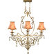 Springdale 3 Light 32 inch Antique Brass Chandelier Ceiling Light