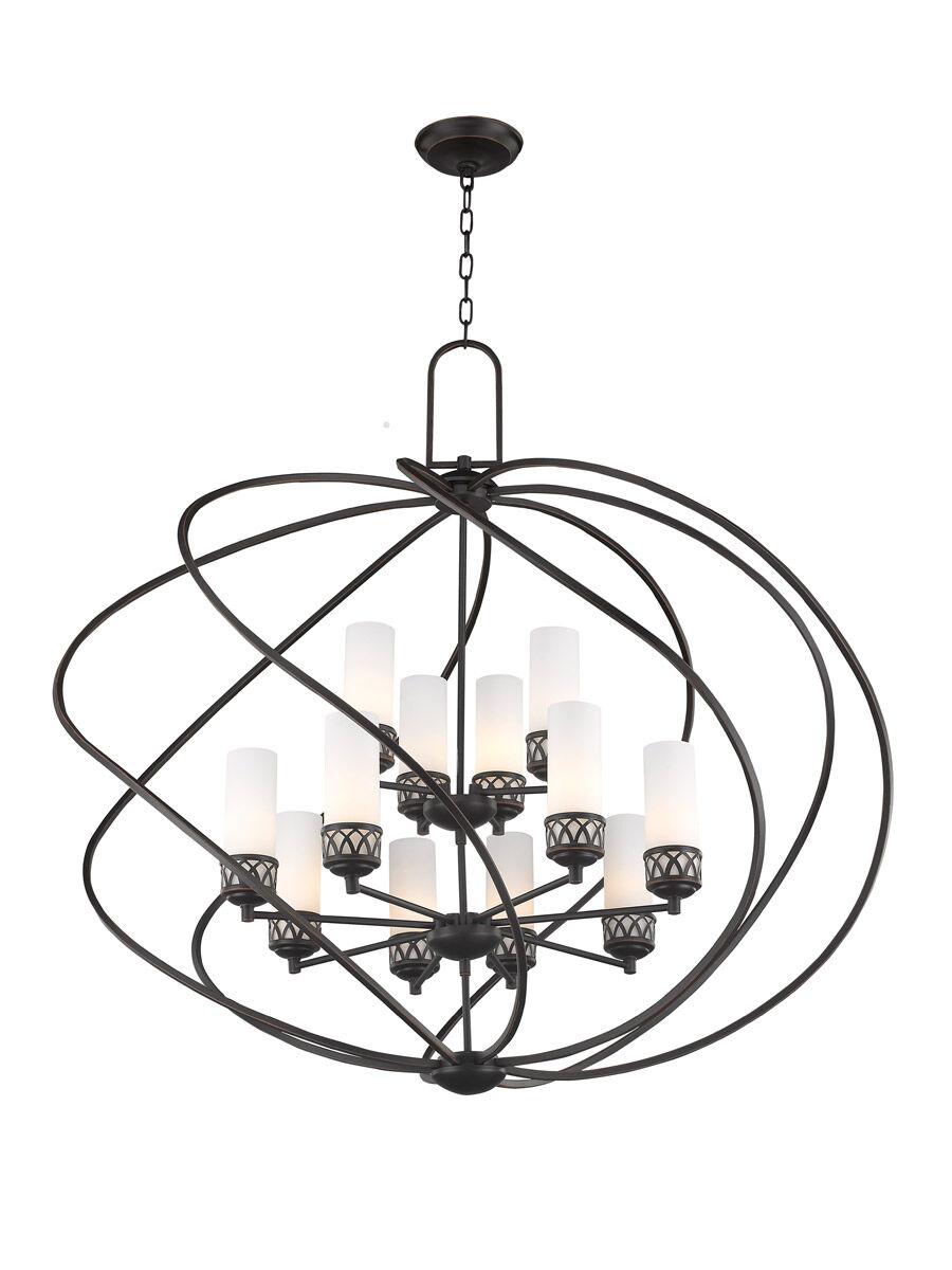 Westfield 12 Light 42 inch Olde Bronze Foyer Chandelier Ceiling Light