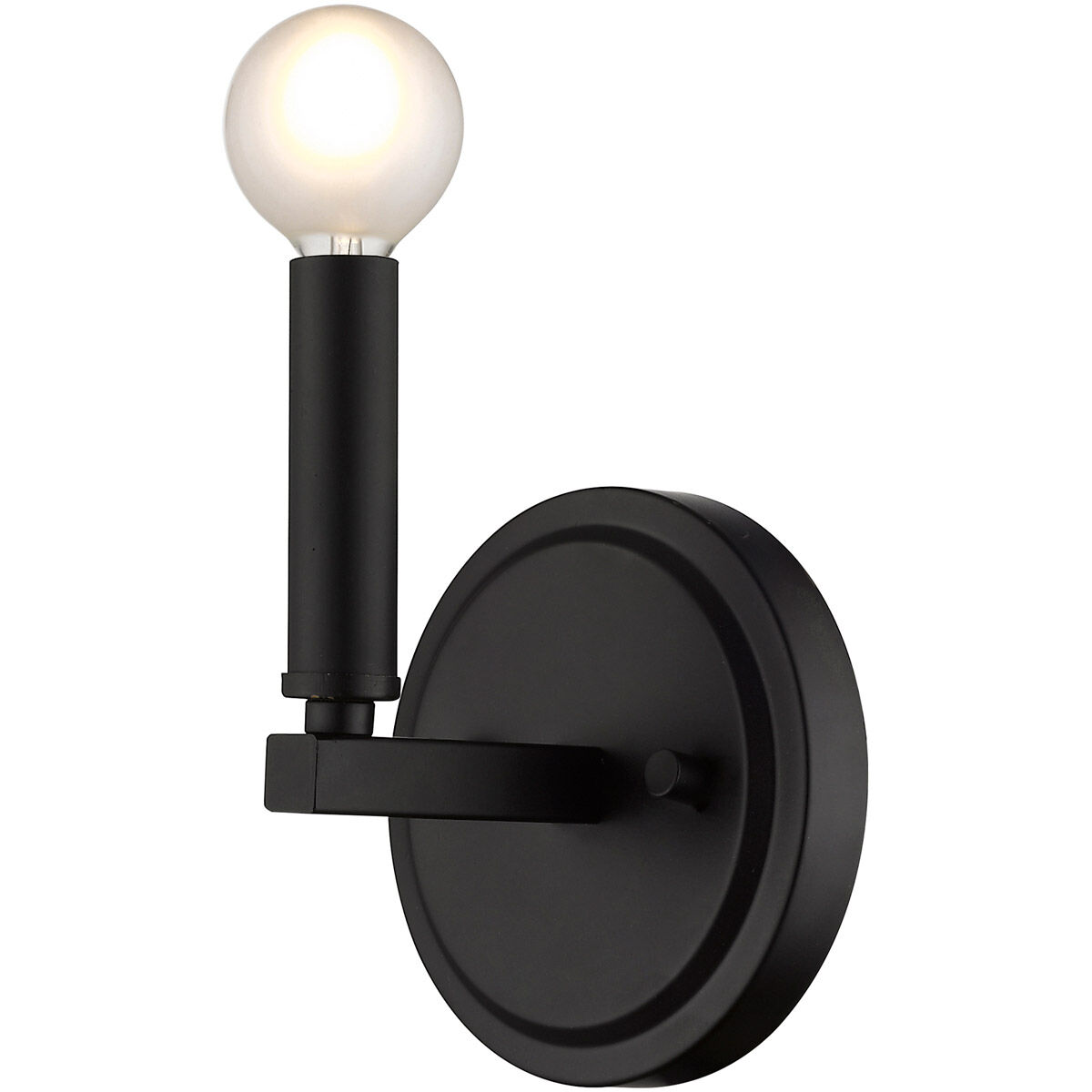 Sawyer 1 Light 5 inch Matte Black Sconce Wall Light