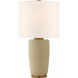 Barbara Barry Chado 31.25 inch 100 watt Coconut Porcelain Table Lamp Portable Light, Large