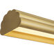 Alora Mood Dottie 60 inch Brushed Gold Linear Pendant Ceiling Light