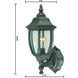 Covington 1 Light 14.25 inch Painted Bronze Outdoor Wall Sconce