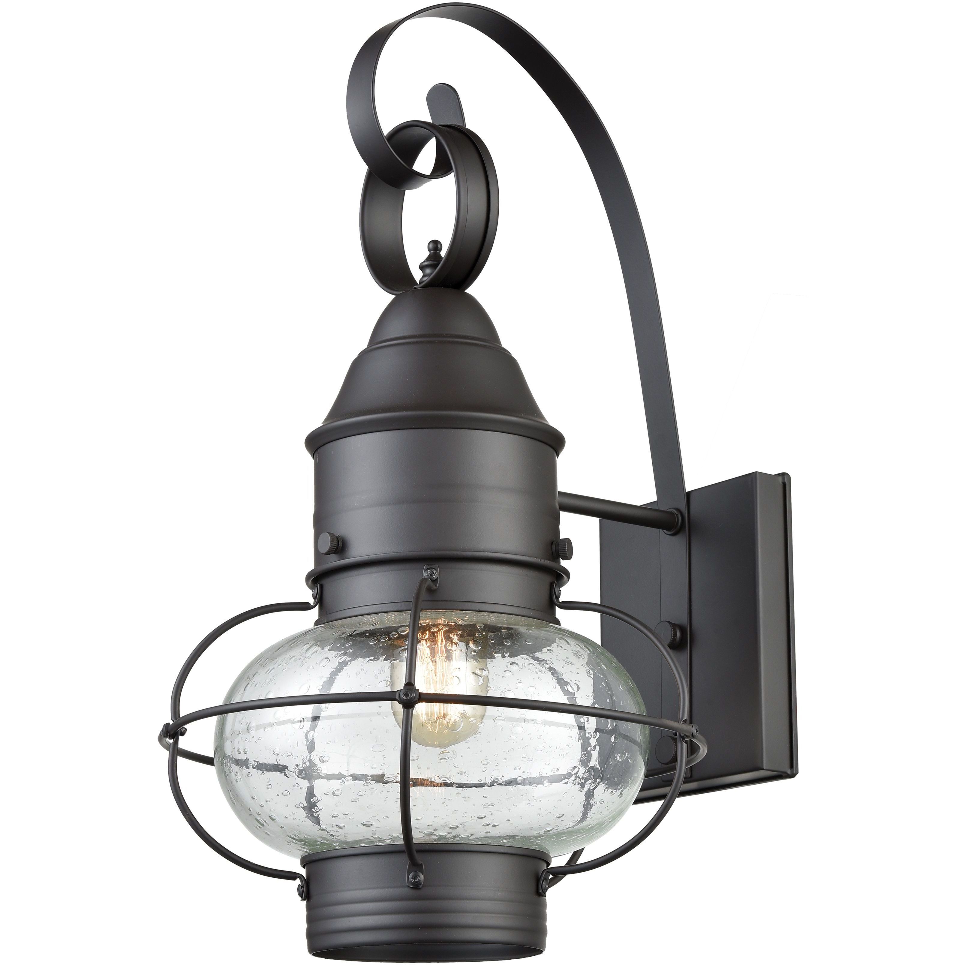 Onion 1 Light 18 inch Oil Rubbed Bronze Outdoor Sconce