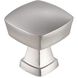 Irvin Brushed Nickel Hardware Cabinet Knob, Set of 10