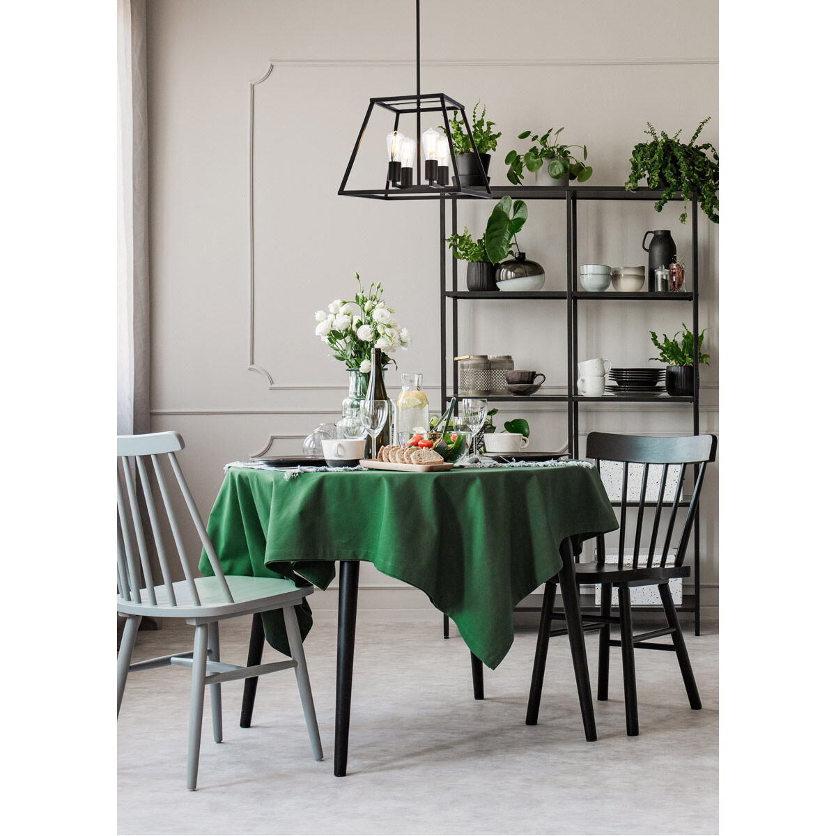 Declan 4 Light 16 inch Black Pendant Ceiling Light