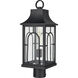 Triumph 1 Light 19.75 inch Textured Black Outdoor Post Light