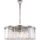 Sydney 10 Light 44 inch Polished Nickel Chandelier Ceiling Light, Urban Classic