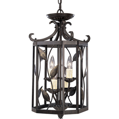 Eden 4 Light 14 inch Forged Bronze Hall & Foyer Ceiling Light