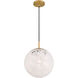 Langford 1 Light 12 inch Legacy Brass Pendant Ceiling Light