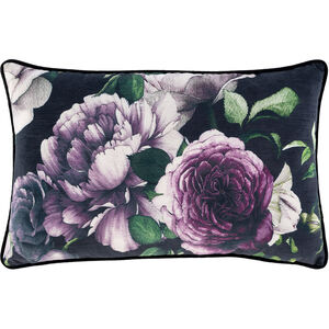 Horticulture 22 X 14 inch Black/Dark Green/Grass Green/Violet Pillow Kit, Lumbar