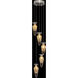 Essence 5 Light 11.5 inch Silver Pendant Ceiling Light