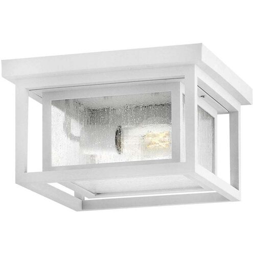 Coastal Elements Estate Series Republic 2 Light 11 inch Textured White Outdoor Ceiling
