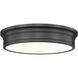 Bentley LED 20 inch Matte Black Flush Mount Ceiling Light