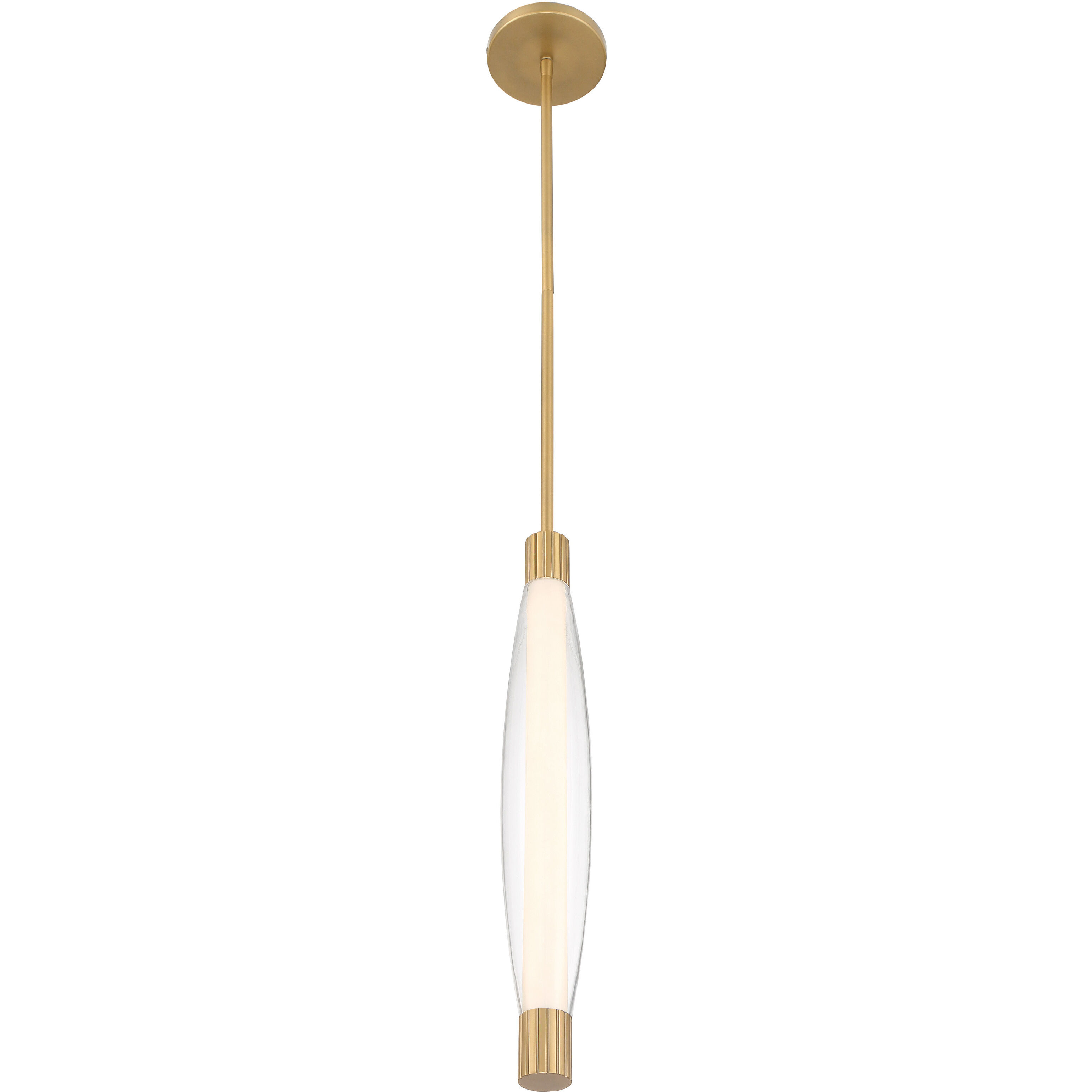 Verto LED 3 inch Legacy Brass Pendant Ceiling Light