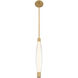 Verto LED 3 inch Legacy Brass Pendant Ceiling Light
