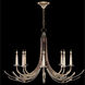 Trevi 8 Light 39.5 inch Bronze Chandelier Ceiling Light