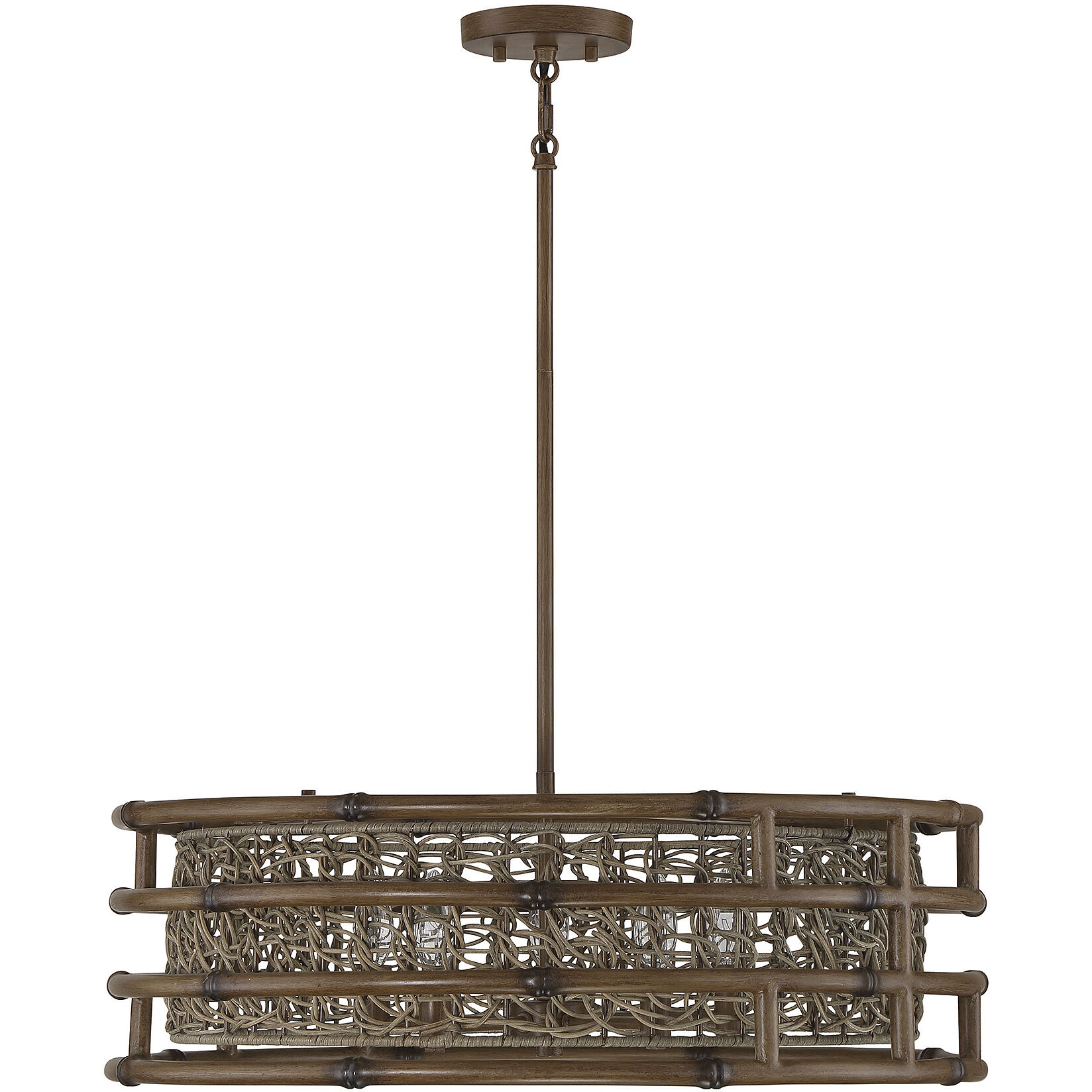 Treviso 5 Light 25.75 inch Grapevine Pendant Ceiling Light