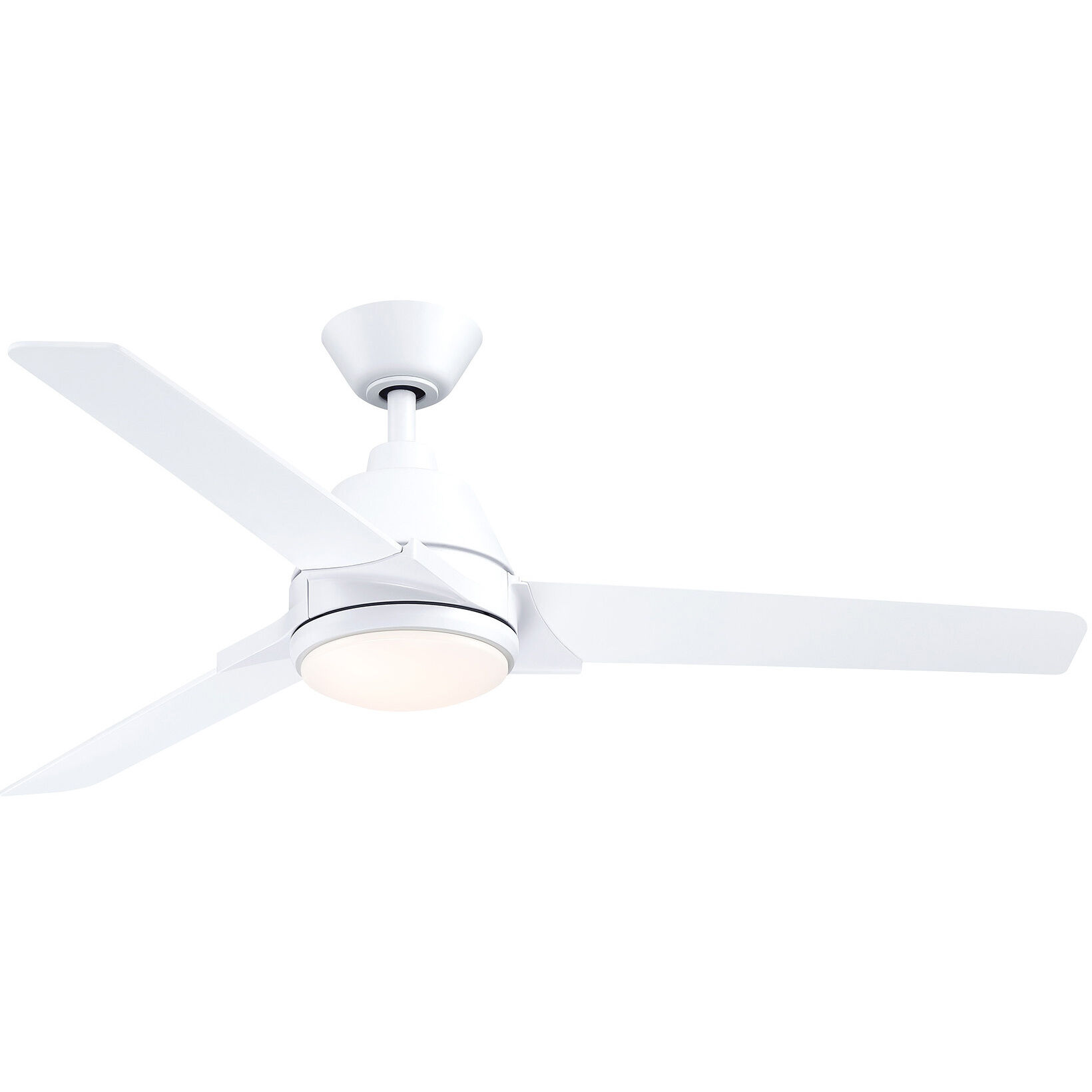 Pyramid 52 inch Matte White Fan-Uni