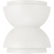 Jensen 2 Light 12 inch Matte White Sconce Wall Light