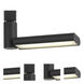 Ht System 1 Light Black Track Head Ceiling Light