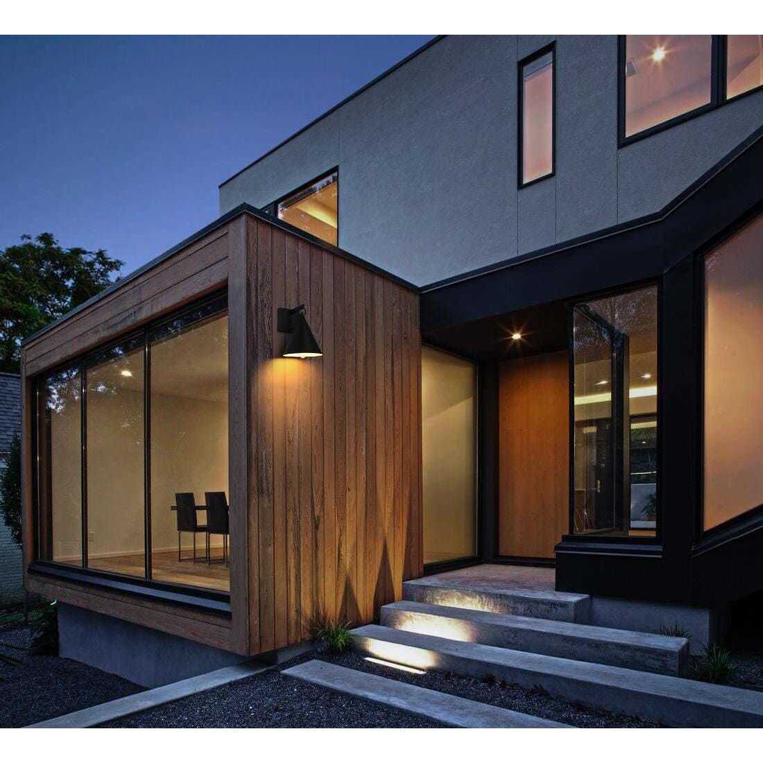 Hendrix 1 Light 11 inch Black Outdoor Wall Sconce