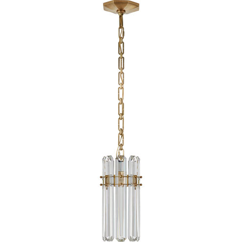 AERIN Bonnington 1 Light 7.25 inch Hand-Rubbed Antique Brass Pendant Ceiling Light, Small