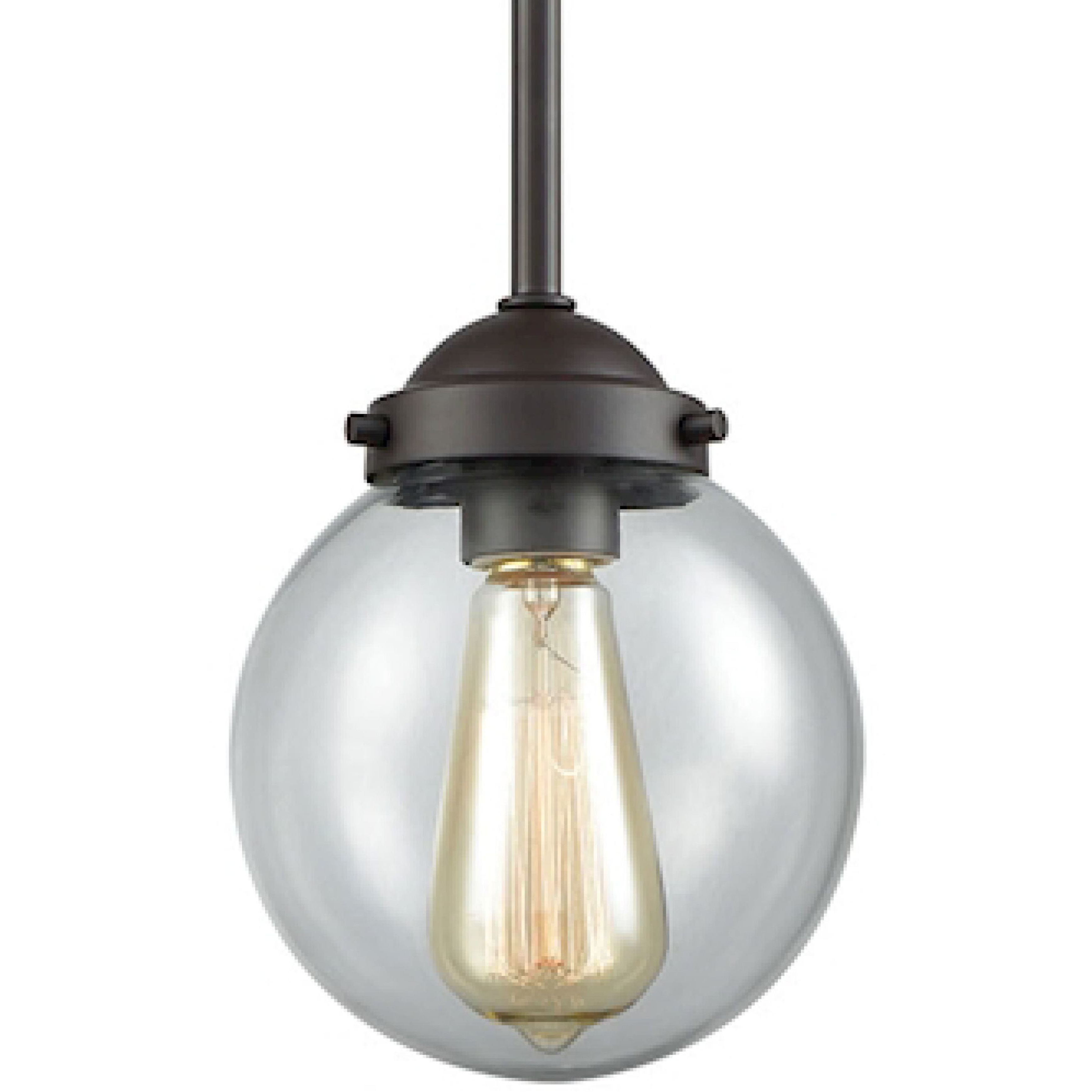 Beckett 1 Light 6 inch Oil Rubbed Bronze Mini Pendant Ceiling Light