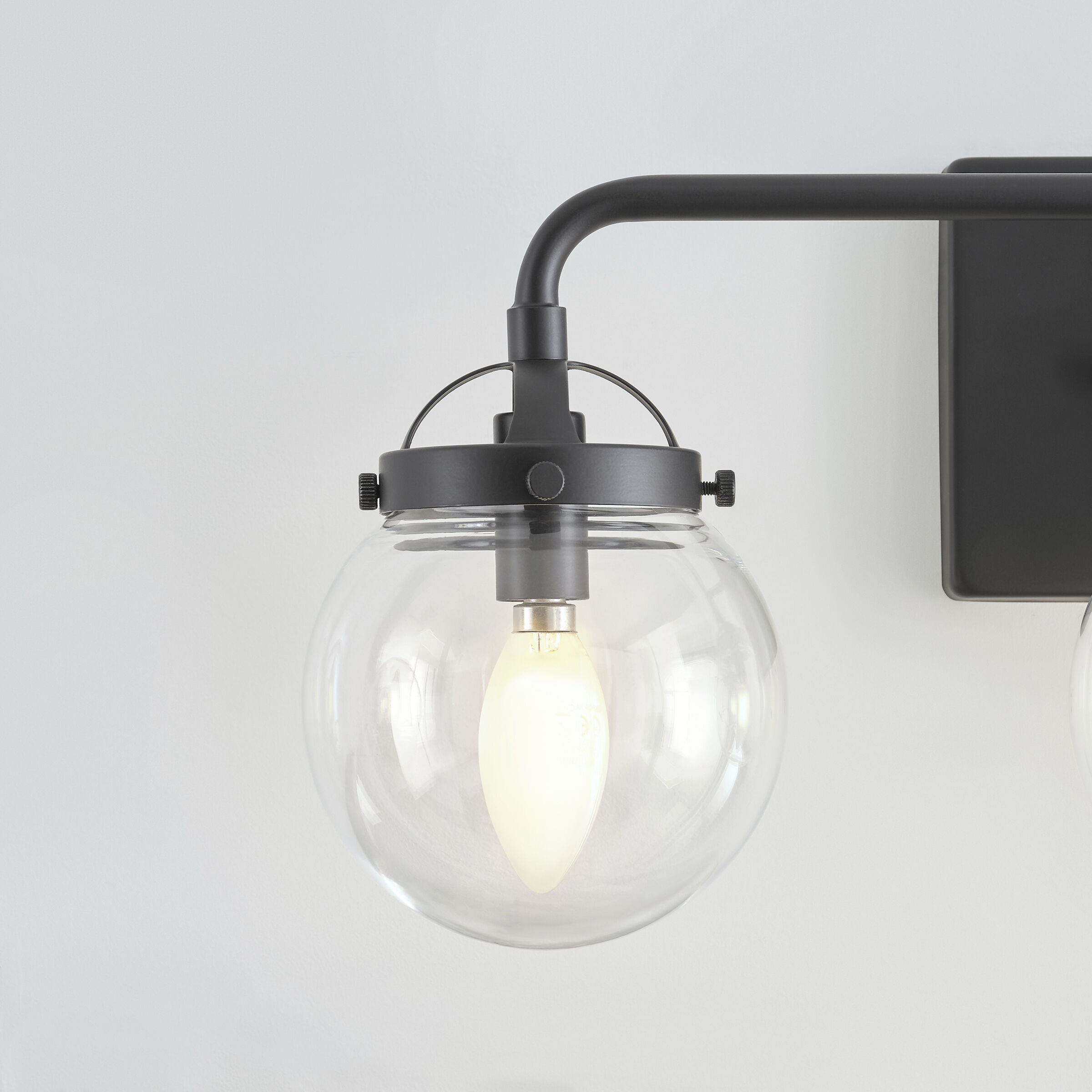 Bryce 3 Light 21.75 inch Midnight Black Bath Vanity Wall Sconce Wall Light