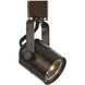 Ht System 1 Light Rust Track Head Ceiling Light