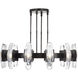 Avroko Wythe LED Plated Dark Bronze Chandelier Ceiling Light, Integrated LED