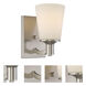 Laguna 1 Light 5.13 inch Brushed Nickel Vanity Light Wall Light