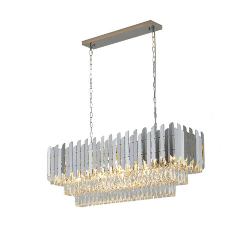 Canada LED 12.3 inch Chrome Chandelier Ceiling Light