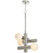 Dion LED 15.5 inch Polished Nickel Pendant Ceiling Light