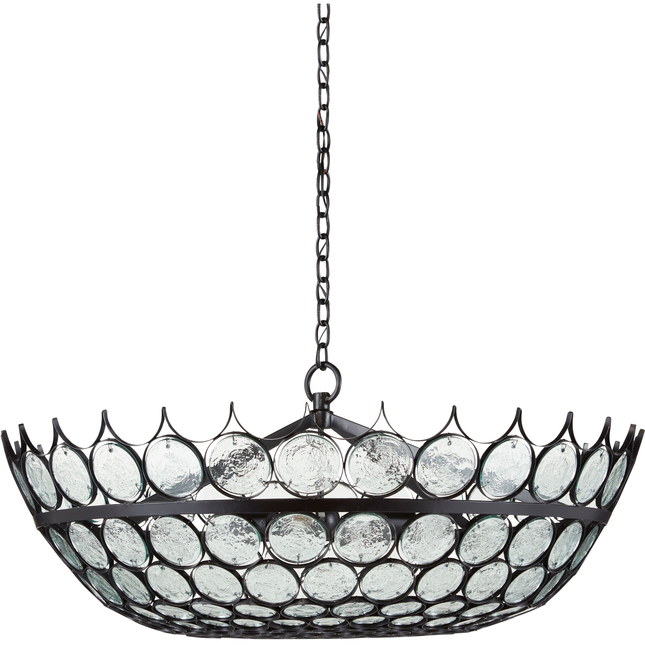 Augustus 3 Light 38.5 inch Bronze Chandelier Ceiling Light
