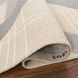 Sachin 90 X 63 inch Grey/ Neutral Rug in 5 x 7