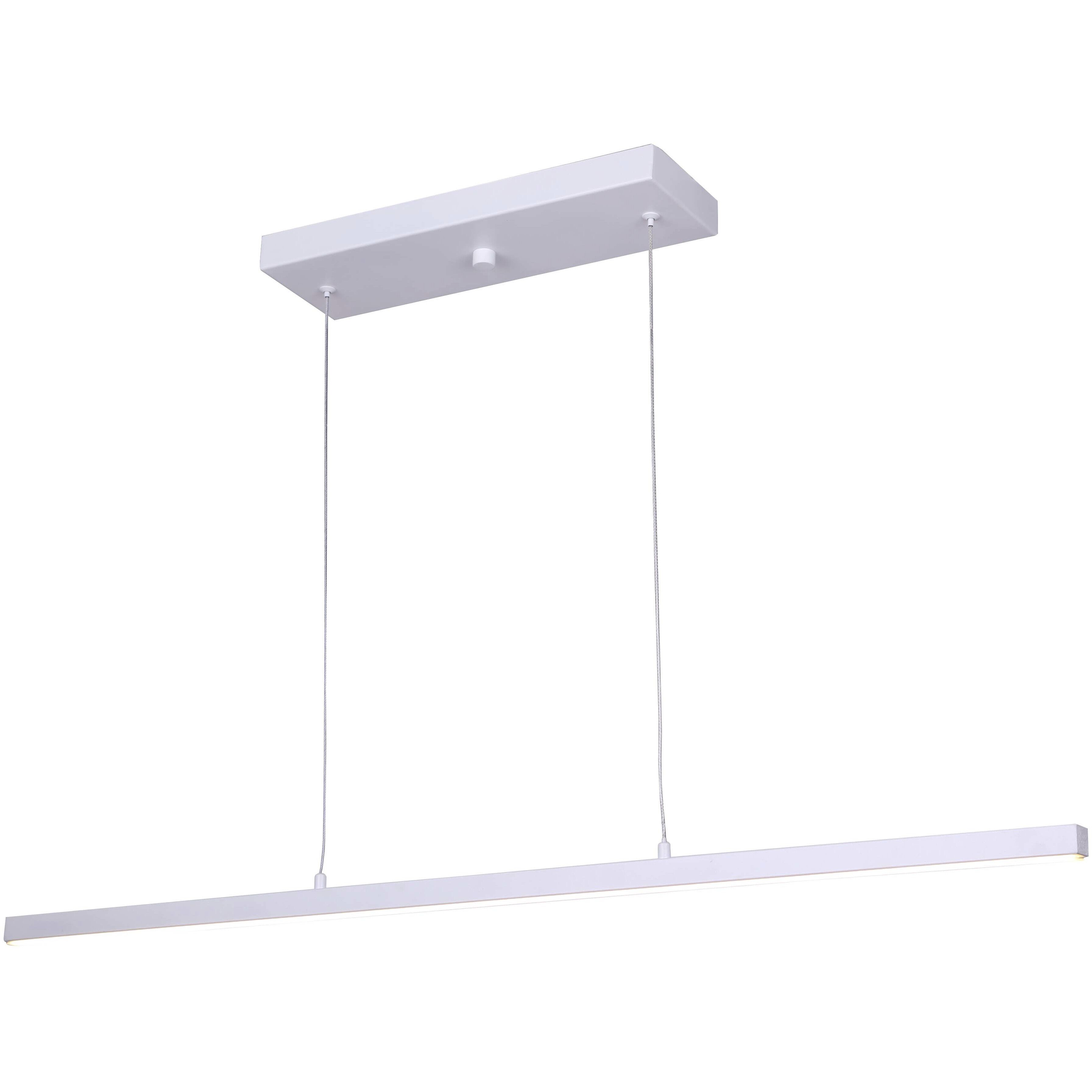 Maxton LED 36 inch White Chandelier Ceiling Light