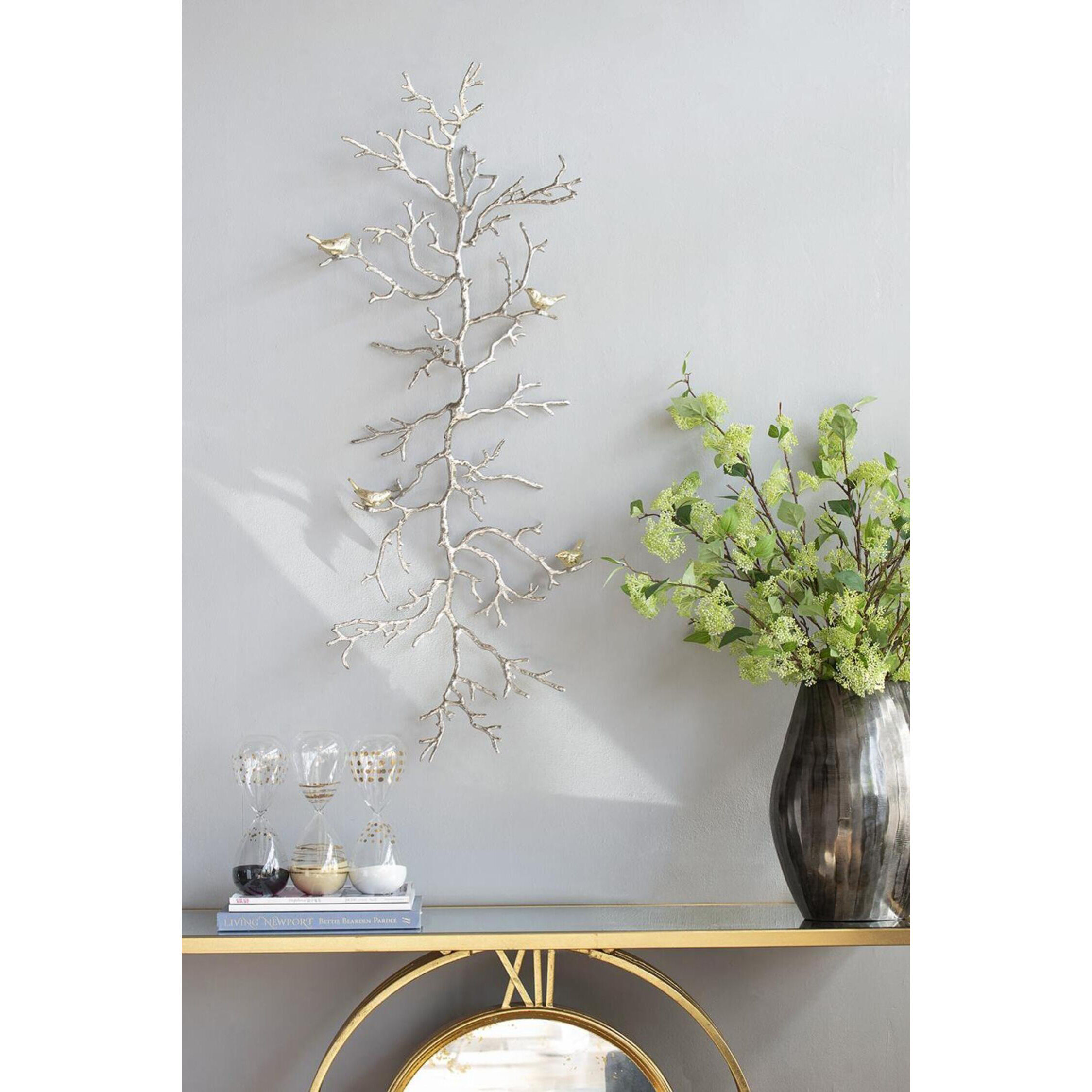 Atelier Branch Silver and Gold Wall Décor