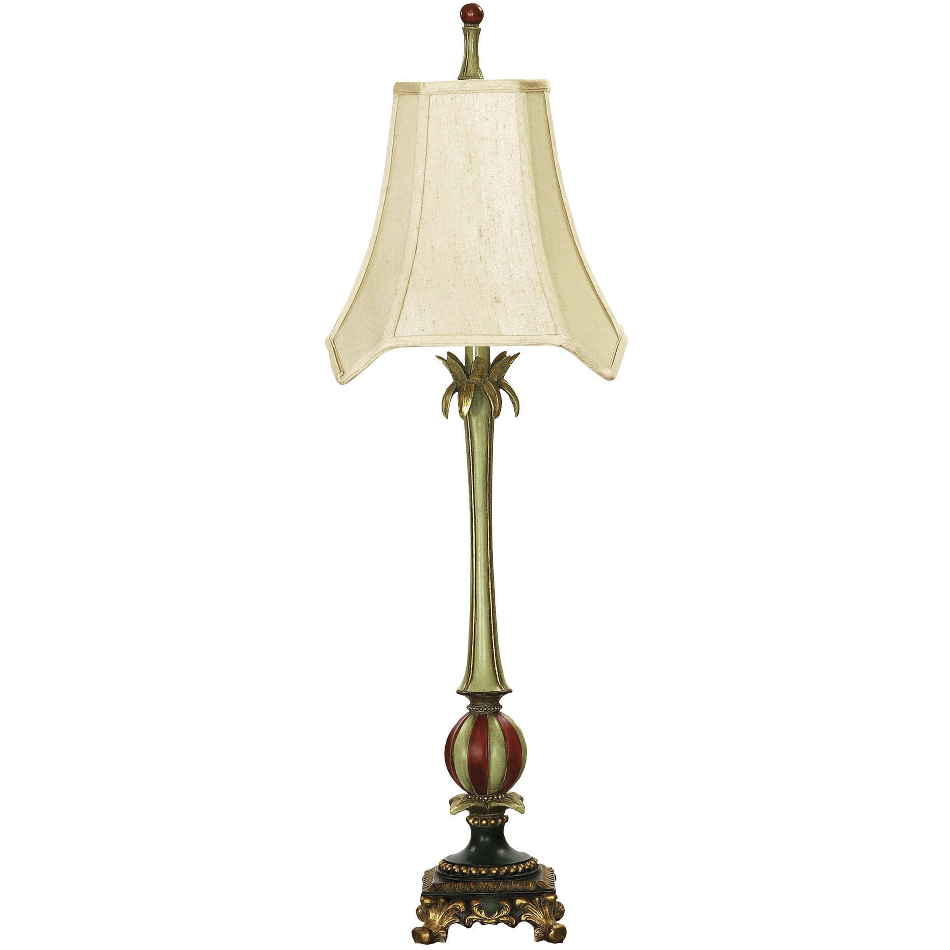 Whimsical Elegance 35 inch 100 watt Multicolor Table Lamp Portable Light