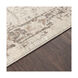 Chelsea 36 X 24 inch Medium Gray/Charcoal/Dark Brown/Camel/Ivory Rugs, Rectangle