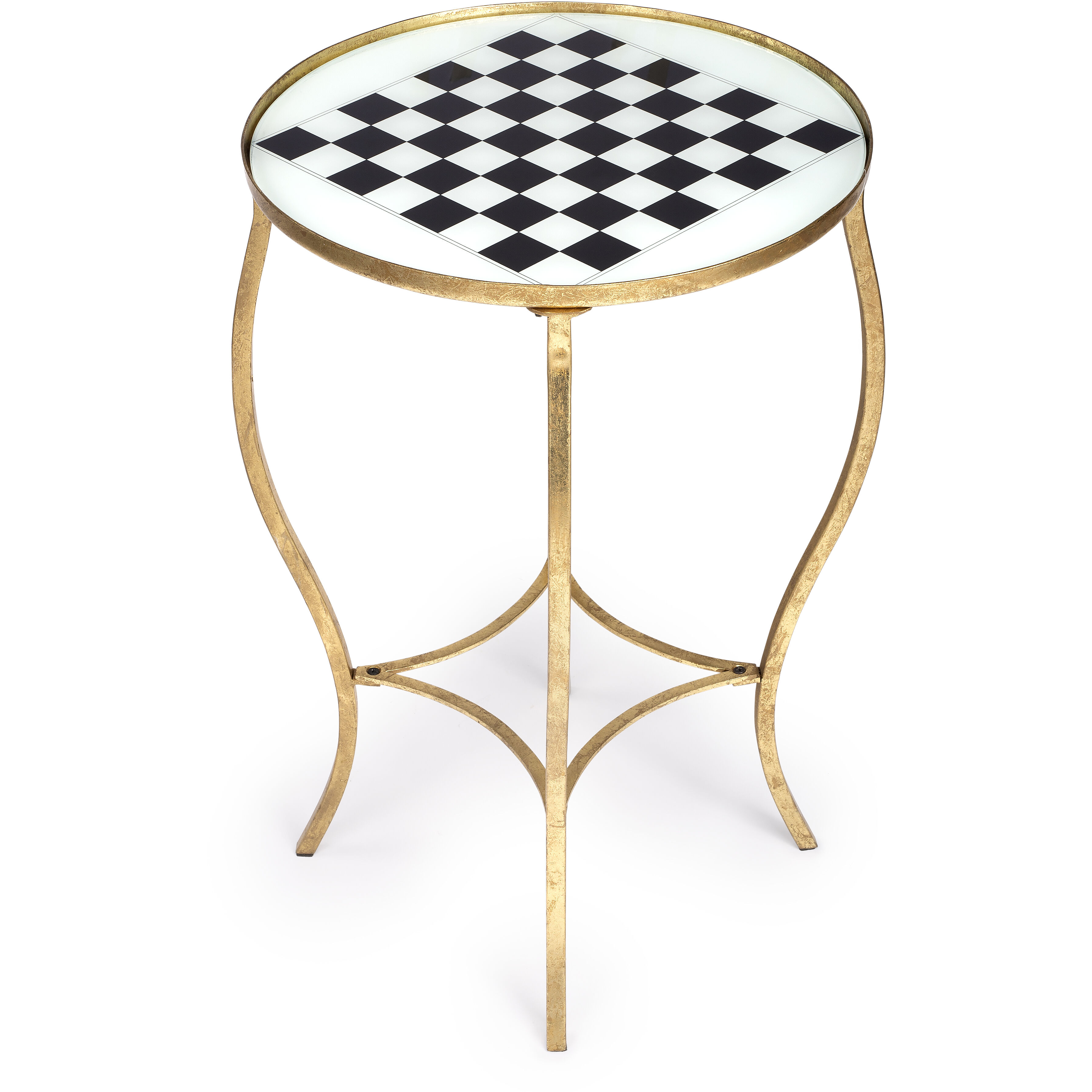 Butler Loft Judith Antique Gold 27 X 19 inch Metalworks Game Table